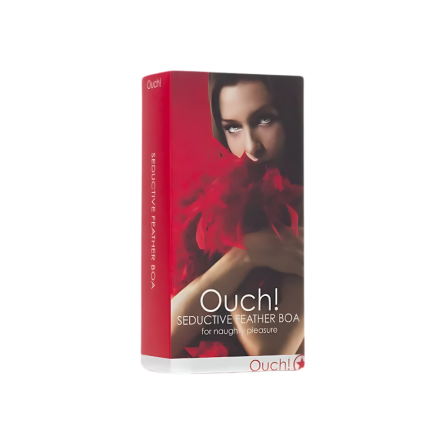 BOÁ DE PLUMAS VERMELHAS SEDUCTIVE