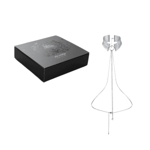 COLAR DE MALHA METÁLICA (PRATEADO)