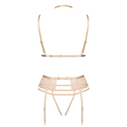 CONJUNTO DE 3 PEÇAS NOEMI NUDE BEAUTY NIGHT FASHION - Image 4