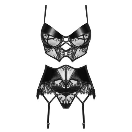 CONJUNTO DE 3 PEÇAS LEONELA PRETO BEAUTY NIGHT FASHION - Image 3