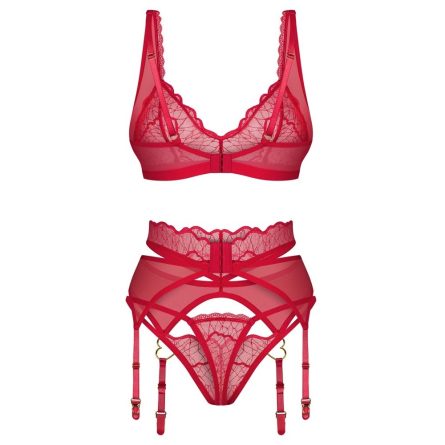 CONJUNTO DE 3 PEÇAS CUPIDE DESIR VERMELHO OBSESSIVE - Image 6