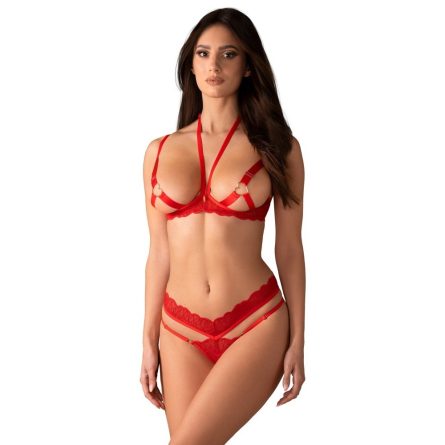 CONJUNTO DE 2 PEÇAS CUPIDE DESIR VERMELHO OBSESSIVE - Image 3