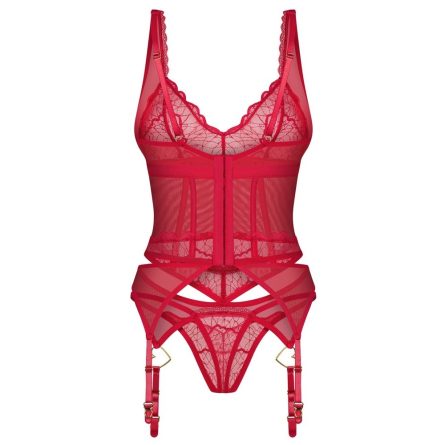 CORPETE E TANGA CUPIDE DESIR VERMELHO OBSESSIVE - Image 5