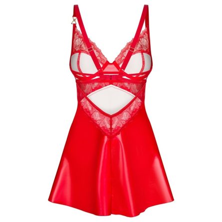 CAMISA DE NOITE E TANGA ALIOSA VERMELHA OBSESSIVE - Image 6