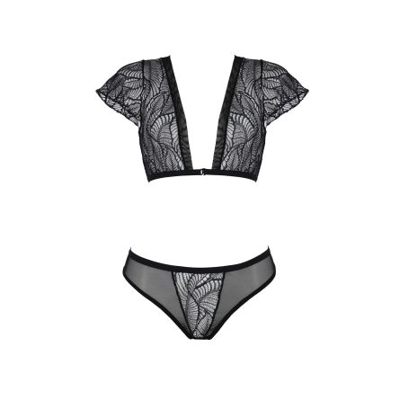 CONJUNTO DE 2 PEÇAS LEAFA BIKINI (PRETO) - Image 3