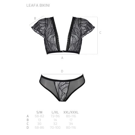 CONJUNTO DE 2 PEÇAS LEAFA BIKINI (PRETO) - Image 5