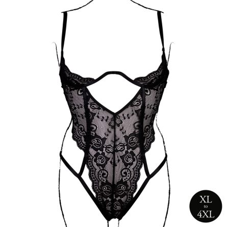 BODY LACE UNDERWIRED (PRETO) | TAMANHO QUEEN - Image 4