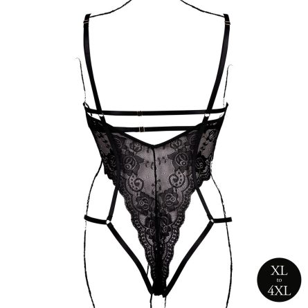 BODY LACE UNDERWIRED (PRETO) | TAMANHO QUEEN - Image 5