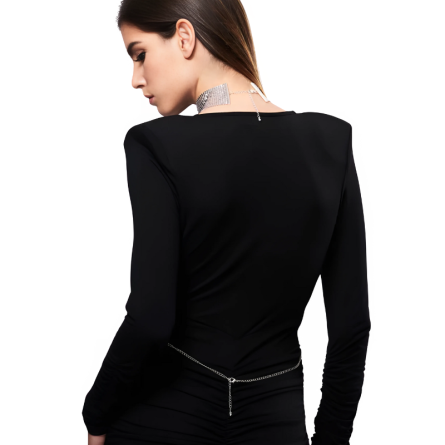 COLAR DE MALHA METÁLICA (PRATEADO) - Image 3