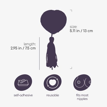 TAPA MAMILOS BETTIE BOOBS NIPPLE TASSELS CRUSHIOUS - Image 3