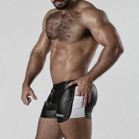 CALÇÃO PERNEIRA 2 WAY ZIPPER CONTRAST SHORT BRANCO LOCKER GEAR - Image 6