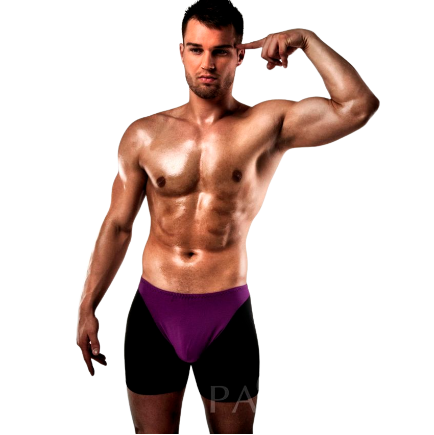 BOXERS EROTIC LILÁS E PRETO
