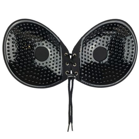 SUTIÃ ADESIVO ENTRELAÇADO (PRETO) | COPA B - Image 5