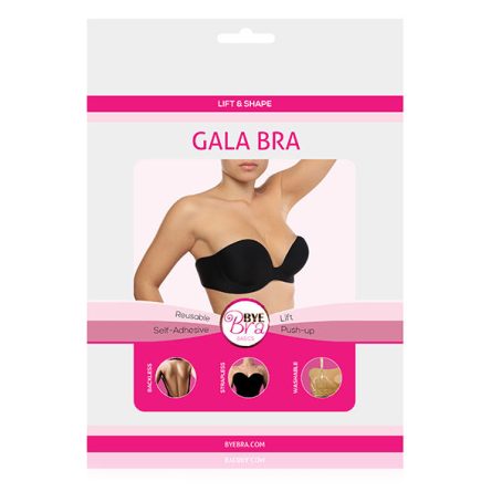 SUTIÃ ADESIVO PUSH-UP GALA BRA (PRETO) | COPA D - Image 6