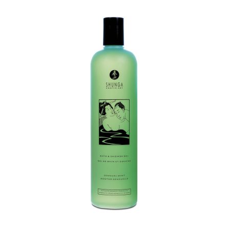 GEL DE DUCHE E BANHO - MENTA SENSUAL - 12.5 FL OZ / 370 ML - SHUNGA EROTIC ART - Image 2