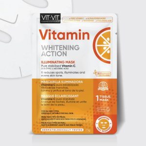 MÁSCARA DE TECIDO FACIAL VITAMIN C | 20GR