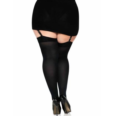 MEIAS ALTAS COM LACINHO PRETO | PLUS SIZE - Image 3