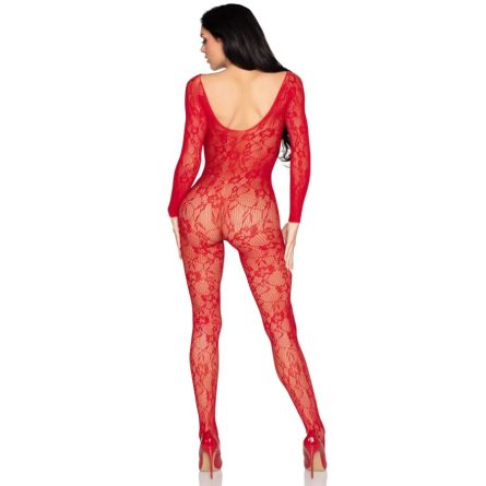 BODY DE RENDA FLORAL 89366 LEG AVENUE (VERMELHO) | T. ÚNICO - Image 3