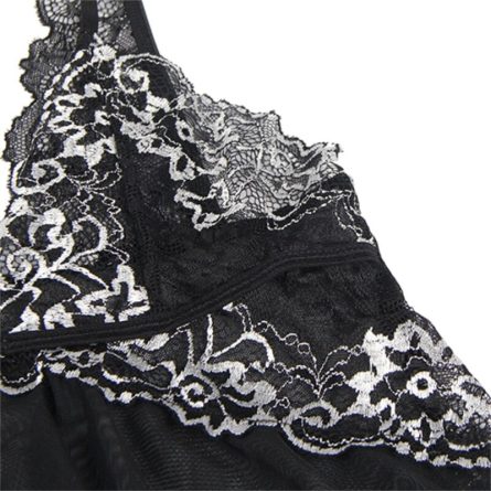 BABYDOLL DE TULE E RENDA SUBBLIME | L/XL - Image 10