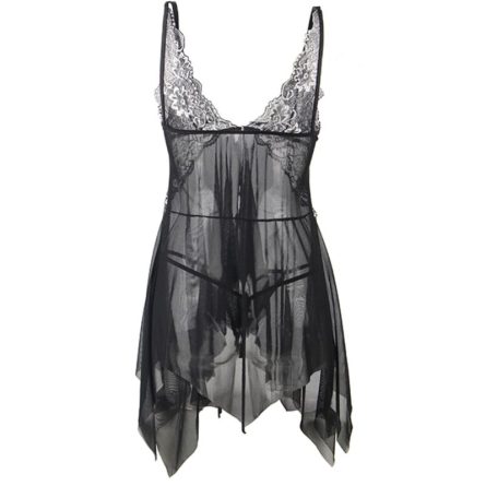 BABYDOLL DE TULE E RENDA SUBBLIME | L/XL - Image 6