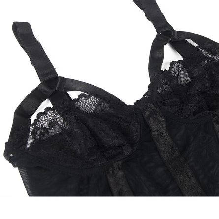 BODY COM TIRAS E LIGAS (PRETO) | S/M - Image 8