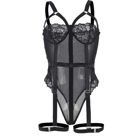 BODY COM TIRAS E LIGAS (PRETO) | S/M - Image 7