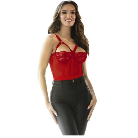 BODY COM TIRAS E LIGAS (VERMELHO) | S/M - Image 3