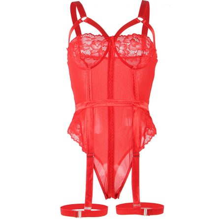 BODY COM TIRAS E LIGAS (VERMELHO) | S/M - Image 5