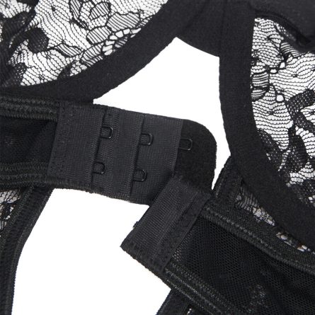 BODY DE RENDA COM CINTO DE LIGAS (PRETO) | L/XL - Image 12