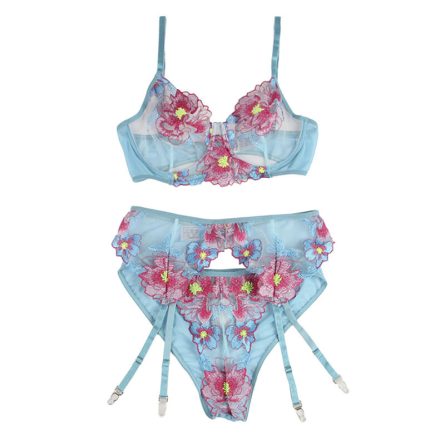 CONJUNTO DE 2 PEÇAS FLORAL 954109 (AZUL) | S/M - Image 5