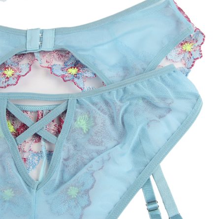 CONJUNTO DE 2 PEÇAS FLORAL 954109 (AZUL) | L/XL - Image 7