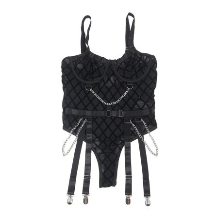 BODY COM CORRENTES + LIGAS 954260 (PRETO) | L/XL - Image 5