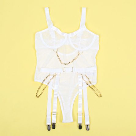 BODY COM CORRENTES + LIGAS 954260 (BRANCO) | S/M - Image 6