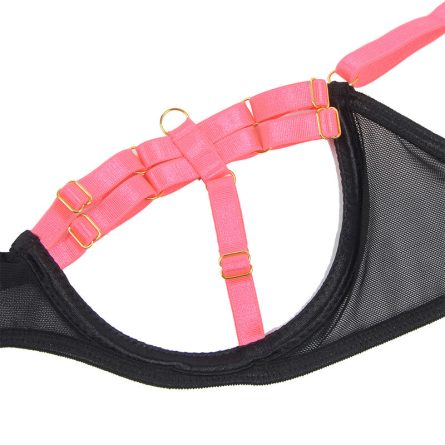 CONJUNTO DE 3 PEÇAS HOLLOW CUT 955274 (ROSA) | S/M - Image 8