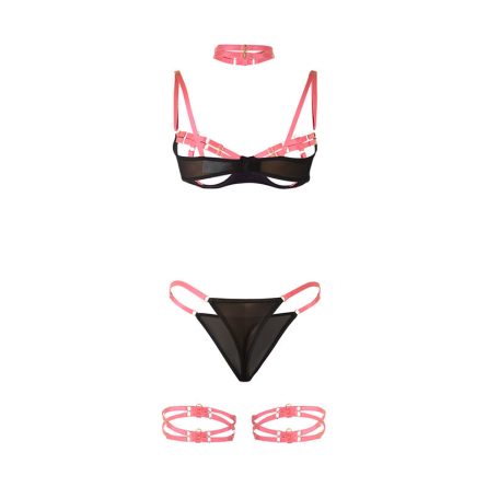 CONJUNTO DE 3 PEÇAS HOLLOW CUT 955274 (ROSA) | S/M - Image 6