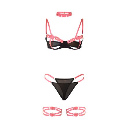 CONJUNTO DE 3 PEÇAS HOLLOW CUT 955274 (ROSA) | L/XL - Image 5