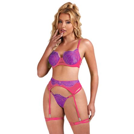 CONJUNTO DE 3 PEÇAS 955311 (ROSA E ROXO) | L/XL - Image 4