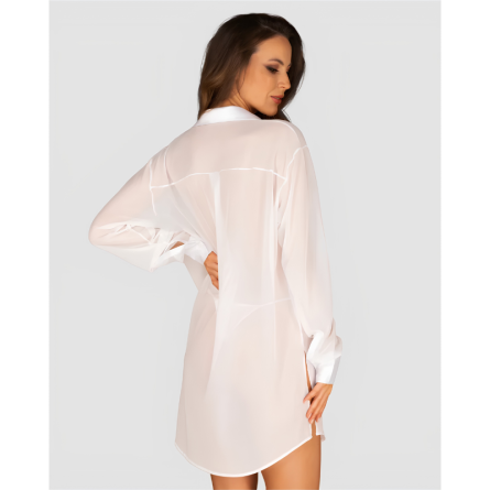 OBSESSIVE – CAMISA DE NOITE STELLYA BRANCA M/L - Image 2