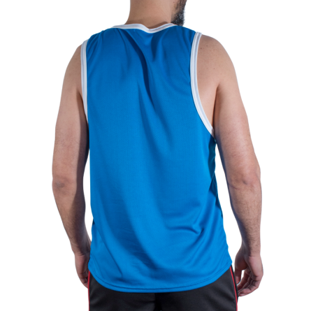 T-SHIRT DESPORTIVA GYM CMV002 (AZUL) | L/XL - Image 3