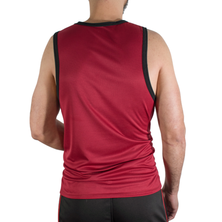 T-SHIRT DESPORTIVA GYM CMV003 (VERMELHO) | S/M - Image 3