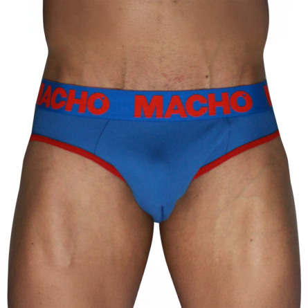 CUECAS SLIP CLASSIC MCH005 (AZUL / VERMELHO) | M - Image 2