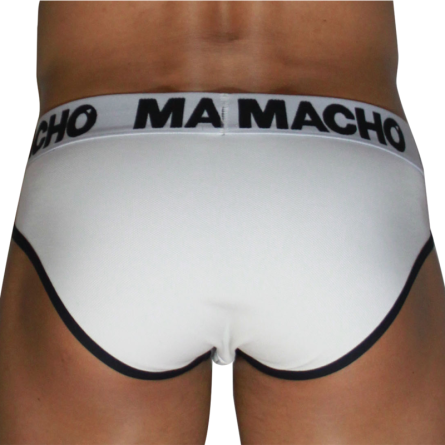 CUECAS SLIP CLASSIC MCH006 (BRANCO / PRETO) | L - Image 3