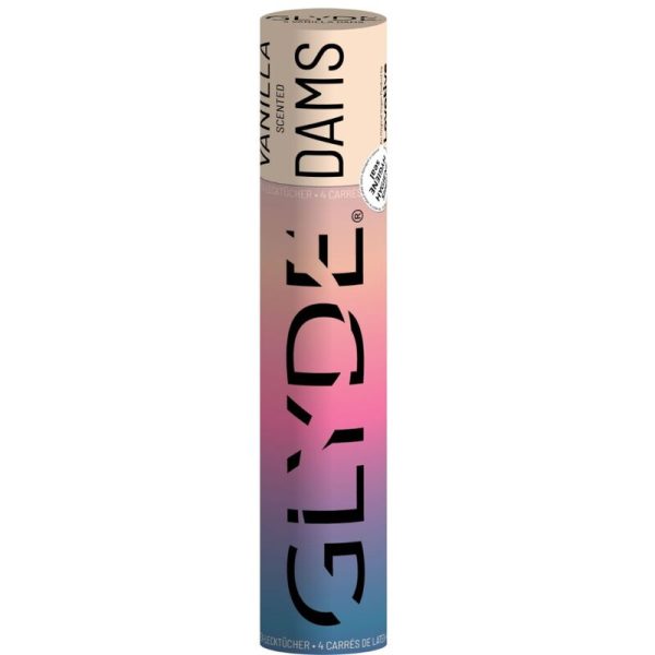 LÂMINAS DE LÁTEX SHEER GLYDE PARA SEXO ORAL (BAUNILHA)